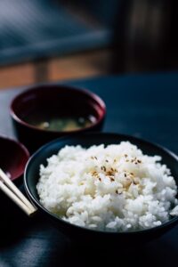 how to make white rice bowl